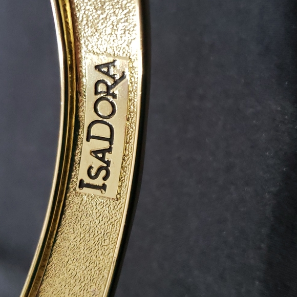 IsaDora Blue Gold Tone Bangle Bracelet - Picture 3 of 6